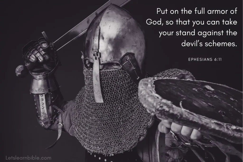 Bible Verse of the Day, Ephesians 6-11 meaning, Ephesians 6:11 explanation, Daily Bible verse, Armor of God verse, Spiritual battle Bible verse, Christian encouragement, Apply Bible verses in life, Prayer based on Ephesians 6:11, Simple Bible teachings