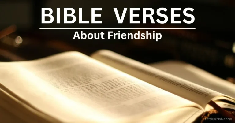 Bible Verses About Friendship,